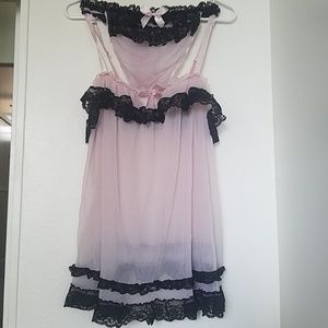 Babydoll dress w/matching panties
